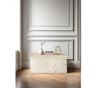 GC GAVENO CAVAILIA Ottoman Storage Box With Lid | Foldable Footstool With Storage Chests Ottoman Coffee Table | Decorative Outdoor Storage Box For Living Bedroom | 76X35X35cm, Mink