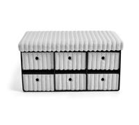 GC GAVENO CAVAILIA Ottoman Storage Boxes with Lid |6-Drawer