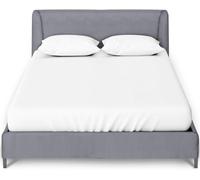 GC GAVENO CAVAILIA Percale Super King Size Fitted Sheets | Plain Dyed Bedding | 25Cm Anti Wrinkle Non Iron Polycotton Bed Sheet | White