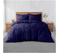 Gc Gaveno Cavailia Plain Dyed Duvet Cover King Polycotton Solid Bedding Set Breathable & Lightweight Duvet Cover Bed Set Navy