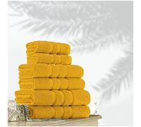 GC GAVENO CAVAILIA Premium Bath Towels 550 GSM, 2 Pack Quick Dry Towel Set, High Absorbent Ochre Bathroom Towel, 70X120