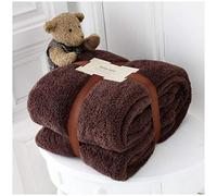 GC GAVENO CAVAILIA Premium Soft & Cosy Teddy Throw, 100% Polyester Light Weight Fluffy Sofa Settee Blanket, Ultra Plush Cuddly Snuggle Comfort, Choco, King Size (200 x 240 cm), 200X240