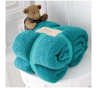 GC GAVENO CAVAILIA Premium Soft & Cosy Teddy Throw, 100% Polyester Light Weight Fluffy Sofa Settee Blanket, Ultra Plush Cuddly Snuggle Comfort, Teal, King Size (200 x 240 cm), 200X240