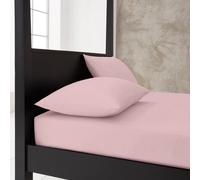 Gc Gaveno Cavailia Premium Super Soft Percale Fitted Sheet Double Pink