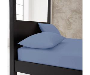 Gc Gaveno Cavailia Premium Super Soft Percale Fitted Sheet King Blue