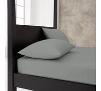 Gc Gaveno Cavailia Premium Super Soft Percale Fitted Sheet Single Charcoal