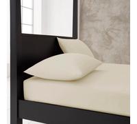 Gc Gaveno Cavailia Premium Super Soft Percale Fitted Sheet Super King Cream