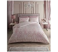 GC GAVENO CAVAILIA Printed Duvet Cover Sets, Reversible Bedding Bed Set, Polycotton Quilt Covers, Antoinette-Pink, Single