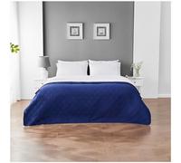GC GAVENO CAVAILIA Quilted Pinsonic Bedspread, Polyester, Navy, (Double 150 X 200 cm)