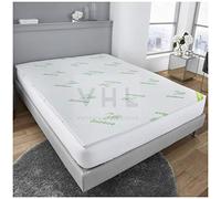 GC GAVENO CAVAILIA Soft Touch 2cm Bambo, Luxury Premium Anitmicrobial Breathable Bed Mattress, 100% Polyester Hypoallergenic Topper, Kingsize, White, King