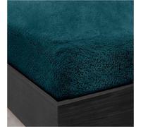 Gc Gaveno Cavailia Teddy Bear Plain Fitted Sheet Double Green Fleece Thermal Warm Super Soft & Warm Fluffy Fitted Bed Sheet