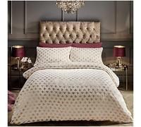 GC GAVENO CAVAILIA Teddy Fleece Duvet Set, Super Soft Single Quilt Cover, Cuddle Bedding Sets, Cream
