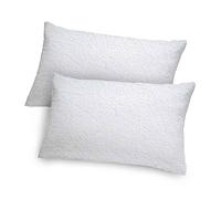 "GC GAVENO CAVAILIA Terry Towelling Pillow Protector 2 Pack - Anti Allergy, Breathable, Anti Dustmite Waterproof Pillow Cover - Prefect Fit Pillow Protector (50 x 75 x 10 Cm)"