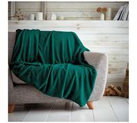 GC GAVENO CAVAILIA Throws, Snuggle Blanket For Bed, Thermal Fleece Blankets, Green, 200X240 Cm, 727453