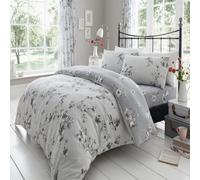 Gc Gaveno Cavailia Tropical Birds Duvet Cover Bedding Set Grey Single 2Pc With Birds And Flowers Print Quilt Cover