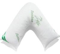 GC GAVENO CAVAILIA Bamboo Contour, Soft Cervical Memory Foam, Orthopedic Side Sliper Pillows for Neck Shoulder Pain, Polyester, White, 76 x 47 Cm