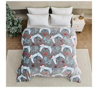 GC GAVENO CAVAILIA Xmas Gamer Blankets For Kids, Soft Fleece Flannel Gaming Blanket For Couch Sofa Bed, Video Game Blanket For Gamer Gifts, Lightweight Fuzzy Plush Cozy Blankets, 230 x 230 cm