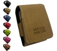 GC German Couture Carry Case Compatible with Ploom X Advanced Tobacco Heater and Evo Sticks Accessories Protective Case, Camel