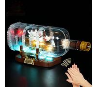 GC Light Kit for LEGO® ship in the bottle 21313 (Lego Set is not included) (Sound Control)