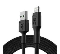 GC PowerStream | 1.2m Lightning Nylon Charger Cable for Apple iPhone 13 12 11 SE Pro/Max | iPhone X XR XS Max | iPhone 8 7 Plus | iPhone 6 6S 5 5C 5S Plus | iPad Air/Pro/Mini | iPod