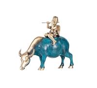 gC7aHx8 Artwork Unique Decorative Ornaments Light Luxury Retro Bronze Handicrafts Chinese Sculptures Statue