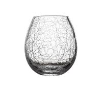 gC7aHx8 Glasses Drinking Handmade Colorful Crackle Drinking Glasses, 10.5Oz Dining Room(Clear)
