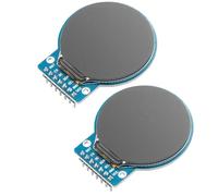 GC9A01 1.28 Inch Circular TFT Screen for Arduino RGB IPS HD 240x240 Resolution SPI Interface LCD Display Module for Display Devices, Real Time Monitoring and Display