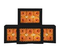 Gcardist 15Pcs Black Cookie Box with Window 22.9x15.2x6.4cm Pastry Macaron Bakery Box For Packaging (9x6x2.5 inch)