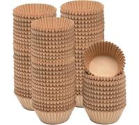 Gcardist 500-Count Natural Cupcake Liners Muffin Linner No Smell, Food Grade Brown Baking Cups (Standard Size)