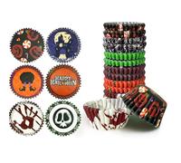 Gcardist Halloween 300-Count Gradient Cupcake Liners - Mini Size, Paper, Disposable, Halloween, Multicolor