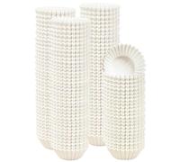 Gcardist Mini 500-Count White Cupcake Liners Muffin Liners Food Grade Baking Cups Paper No Smells (Small Size)
