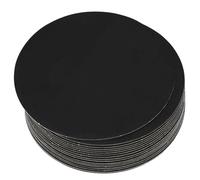 Gcardist Pack of 25 Black Cake Boards Round 25 cm Circles Round Stands Base Food Grade Cardboard Cake Board (Thinner but Stronger, 10 Inches)