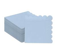 Gcardist Ultramarine Blue Cocktail Dinner Napkins 12.7x12.7cm Disposable Beverage,Wedding, Birthday Party Dessert Wave Paper Napkins 120 Count (5x5inch)