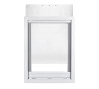 GCCSSBXF Extra Large Dog Door - Convenient Pet Flap Door for Interior and Exterior Doors - Soft Transparent Magnetic Flap - Snap-in Closing Panel - Easy Access for your Furry Friend!