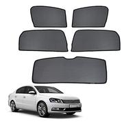GCcv Car Window Shade For Kids Side Window Sun Shade For Passat B7 Sedan 2010-2015 Magnetic Curtain Sun UV Protection Covers For Baby Sleeping Auto Accessories,5PCS