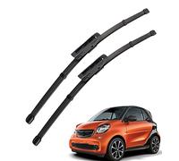 GCcv Wiper Blades Front Windscreen Wipers For Smart fortwo A453 2014-2017 Windshield Wipers Replacement Blades For Car Window 500mm+350mm fit Bayonet Arms