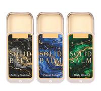 gcdat 3 Pack Solid Perfume Balms Set Portable Pocket Balm Perfect for Travel Use Natural Fresh Fragrance Perfume for Women