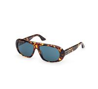 GCDS GD0067 GIULIANO 52N Unisex Sunglasses Acetate Havana Green Squared Normal