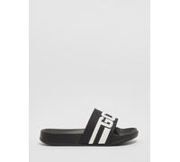 GCDS JUNIOR Rubber Sliders with Logo - Size: 30 - male