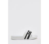 GCDS JUNIOR Rubber Sliders with Logo - Size: 32 - male