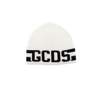 Gcds Kids logo-band beanie hat - White 50 cm-52 cm-54 cm