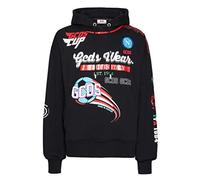 Gcds Unisex Ssc Napoli X Felpa Con Cappuccio Ssc Napoli Nascar Hoodie