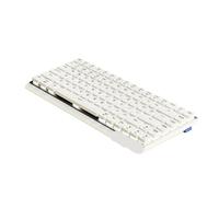 GCemptDMd Keyboard Compatible With MK84 Low Profile Mechanical Gaming Keyboard Tri Mode Wireless Portable Stylish Design For Gaming Office(White Wireless)