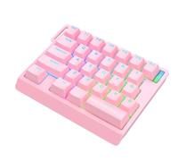 GCemptDMd Mechanical Keyboard One-handed 29 Key Magnetic Switch Speed Quick Trigger Compatible With HE30(HE30 PINK)