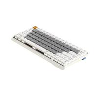 GCemptDMd MK84 Low Profile Mechanical Gaming Keyboard Wireless Tri Mode Portable Stylish Design Compatible With 5420(Gray Wireless)