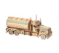 Gcerfby 3D Wooden Puzzle Model Kit, 3D Tanker Building Figurine Set, Interactive Educational Science Assembly Toys for Children Kid
