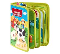 Gcerfby Busy Boar D Toys, Farm Book Kids Busy Game, Activity Early Education Book, 25/22/6cm, Soft Fabric Build, Easy To Use, Perfect For Girls, Boys, Preschoolers, Cradle Time, Home, Travel