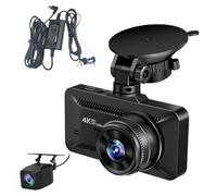 Gcerfby Car Camera Front and Rear - 4k Recorder | 170 Degree Wide Angle Vehicle Camera | for Vehicle Truck Parking Recording Security Road Trip