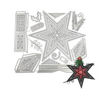 Gcerfby Cutting Dies for Card Making - Metal Star Shape | Card Making Dies | Template Crafting Photo Album Candy Box Birthday Holiday Wedding