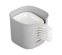 Gcerfby Dipping Sauce Dish, Multi-Use Condiment Holder, 12.5x9.2x8cm, 6Pcs Dipping Dish with Storage Box, Home Kitchen Seasoning Sauce Dishes Bowls, for Restaurant Home Party Use